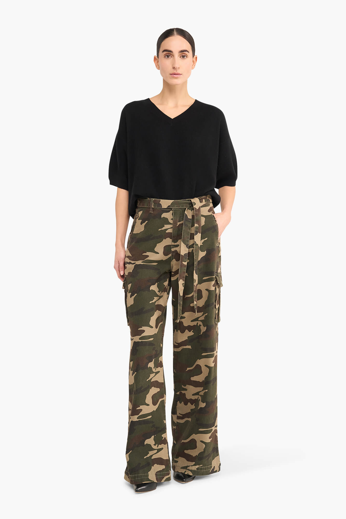 Worker Broek Dames King Camouflage Shop broeken bij JANICE