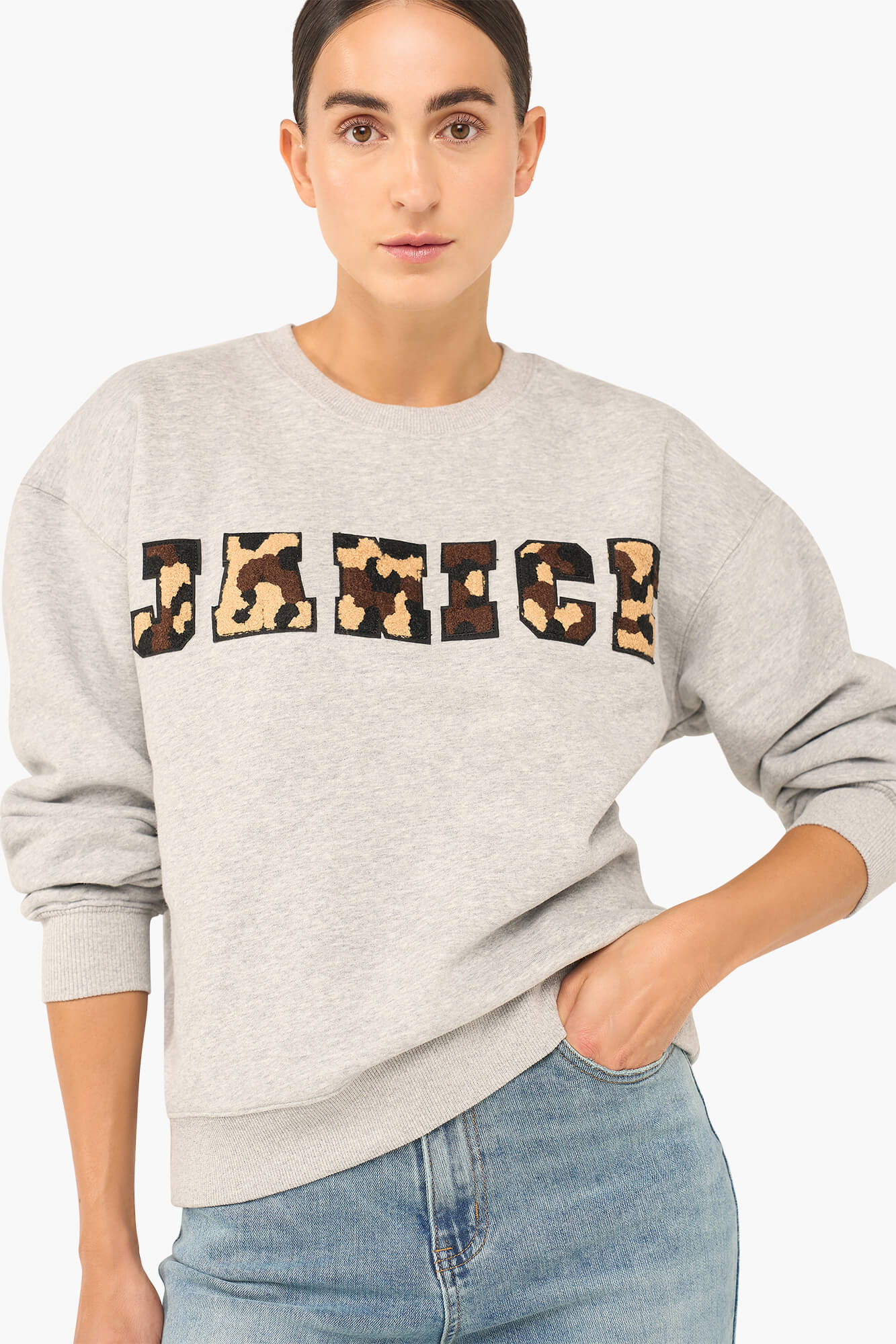 Crew neck sweater dames sale